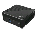 MSI MINI CUBI N ADL S-288EU MINI PC INTEL PENTIUM N100 RAM 8GB-SSD 128GB-INTEL GRAPHICS-WI-FI 6 + GIGABIT LAN-WIN 11 PROF NERO