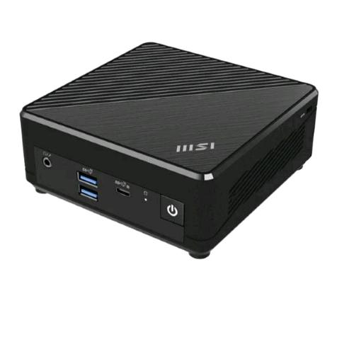 MSI MINI CUBI N ADL S-288EU MINI PC INTEL PENTIUM N100 RAM 8GB-SSD 128GB-INTEL GRAPHICS-WI-FI 6 + GIGABIT LAN-WIN 11 PROF NERO