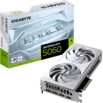 GIGABYTE GEFORCE RTX 5060 EAGLE OC ICE 8G 8GB GDDR7 DLSS4 DUAL FAN PCi Ex 5.0 16x - 1 x HDMI 3 x DISPLAYPORT
