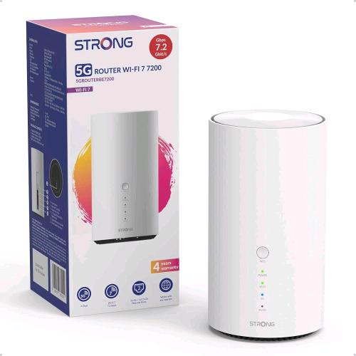 STRONG ROUTER 5G AIRHOME 1900 ROUTER 5G WI-FI 7 ETHERNET 2.5Gbps NFC FINO A 7.2Gbps