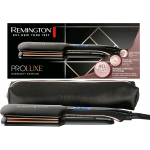 REMINGTON PROLUXE MIDNIGHT WIDE PLATE PIASTRA PER CAPELLI IN CERAMICA ULTIMATE GLIDE 9 IMPOSTAZIONI DI TEMPERATURA TECNOLOGIA INTELLIGENTE OPTIHEAT