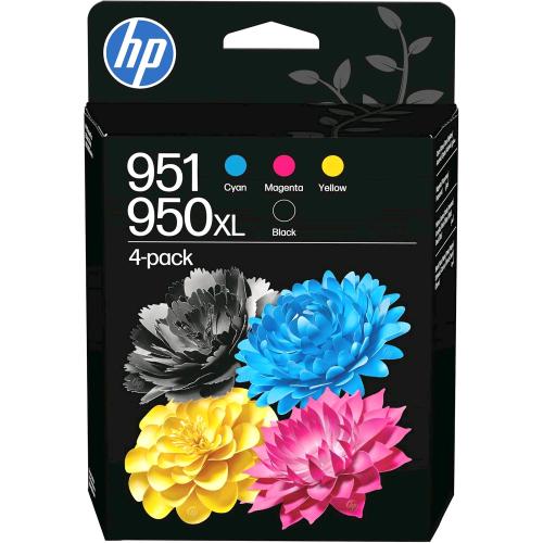 HP 951/950XL COMBO PACK CONFEZIONE DA 4 INK CIANO MAGENTA GIALLO NERO
