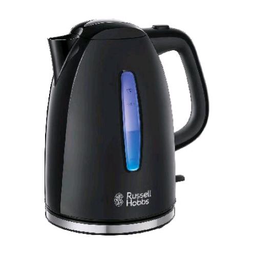 RUSSELL HOBBS BOLLITORE ELETTRICO TEXTURE PLUS 1,7 LT 2400 W SPEGNIMENTO AUTOMATICO NERO