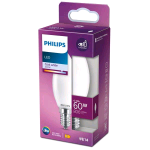 PHILIPS LAMPADINA A OLIVA LED 60 W E14 4000K CONSUMO 6.5W LUCE FREDDA 