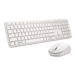 DELL PRO 5 KM526 SET TASTIERA QWERTY E MOUSE WIRELESS 2.4GHz BIANCO