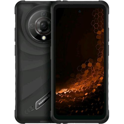HAMMER H IRON 6 5G RUGGED DUAL SIM 6.56" OCTA CORE 256GB RAM 8GB IP69 5G ITALIA BLACK