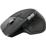 LOGITECH MX MASTER 4 PER MAC MOUSE BLUETOOTH ERGONOMICO RICARICABILE 8 PULSANTI CON FEEDBACK APTICO A PRESTAZIONI AVANZATE SCORRIMENTO ULTRAVELOCE RICARICA USB-C MACOS, WINDOWS NERO SIDERALE