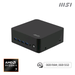 MSI CUBI Z AI 8M-006BEU MINI PC BAREBONE AMD RYZEN 7 8845HS NO RAM NO SSD/HDD-AMD RADEON GRAPHICS-WI-FI 6E + GIGABIT LAN FREE DOS NERO (936-B03231-014)