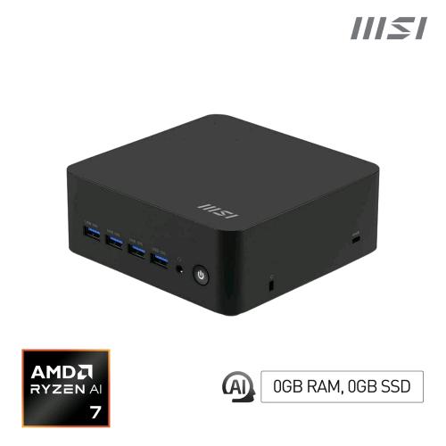 MSI CUBI Z AI 8M-006BEU MINI PC BAREBONE AMD RYZEN 7 8845HS NO RAM NO SSD/HDD-AMD RADEON GRAPHICS-WI-FI 6E + GIGABIT LAN FREE DOS NERO (936-B03231-014)