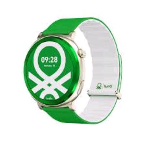 IMIKI HOLO 2 BENETTON SMARTWATCH 1.43" AMOLED BLUETOOTH 1 ATM MONITORAGGIO DELLA SALUTE GREEN BREEZE