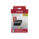 CANON PGI-530/CLI-531 PGBK/C/M/Y/BK/GY PHOTO VALUE PACK INCHIOSTRO + CARTA