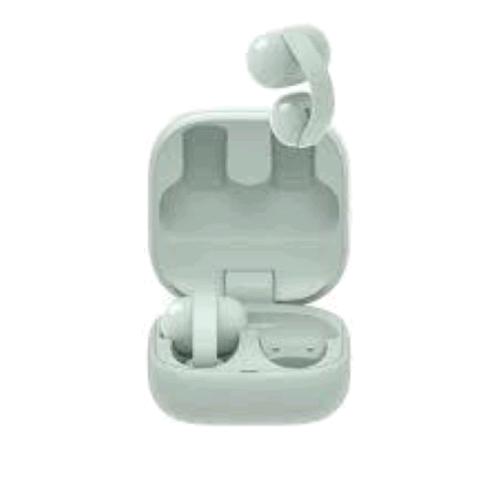 SONY LINKBUDS CLIP AURICOLARI WIRELESS A CONDUZIONE OSSEA OPEN-EAR BLUETOOTH 5.3 CONTROLLO CHIAMATE E VOLUME/MUSICA NOISE CANCELING ASSISTENTE VOCALE IPX4 GREEN