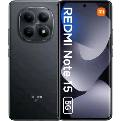 XIAOMI REDMi NOTE 15 5G DUAL SIM 6.77" OCTA CORE 128GB RAM 6GB 5G EUROPA MIDNIGHT BLACK