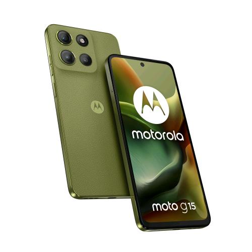 MOTOROLA MOTO G15 DUAL SIM 6.72" OCTA CORE 128GB RAM 8GB 4G LTE EUROPA GREEN