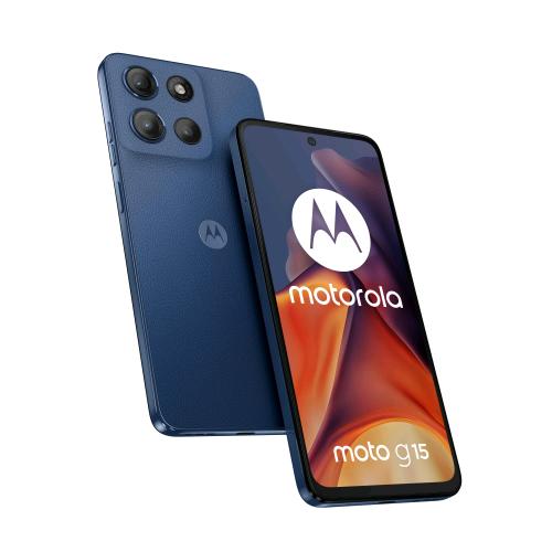 MOTOROLA MOTO G15 DUAL SIM 6.72" OCTA CORE 128GB RAM 8GB 4G LTE SEA BLUE