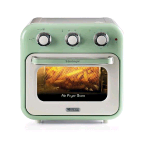 ARIETE 4632 VINTAGE FRIGGITRICE AD ARIA E FORNO 16LT 2 IN 1 1400W CON TIMER E ACCESSORI VERDE 