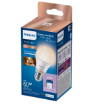 PHILIPS SMART WIZ LAMPADINA LED A GOCCIA SMERIGLIATA DIMMERABILE 60W A60 E27 CONSUMO 8W LUCE CALDA E FREDDA  