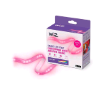 PHILIPS WIZ COLOR STARTERKIT LIGHTSTRIP STRISCIA LED WIFI LUCE BIANCA O COLORATA DIMMERABILE 2 MT 20W ALIMENTATORE INCLUSO TECNOLOGIA SPACESENSE 