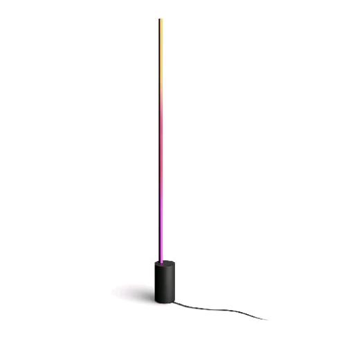 PHILIPS GRADIENT SIGNE HUE LAMPADA DA TERRA LED 150 CM PIANTANA SMART DIMMERABILE LUCE CALDA FREDDA E COLORATA NERO