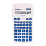 OSAMA BECOLOR CALCOLATRICE SCIENTIFICA 10 CIFRE A BATTERIE CON CUSTODIA BIANCO BLU