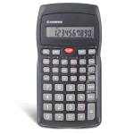 OSAMA CALCOLATRICE SCIENTIFICA 10 CIFRE A BATTERIE CON CUSTODIA GRIGIO NERO