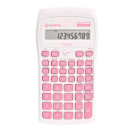 OSAMA BECOLOR CALCOLATRICE SCIENTIFICA 10 CIFRE A BATTERIE CON CUSTODIA BIANCO ROSA