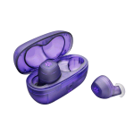 CELLY AURICOLARI IN-EAR TRUE WIRELESS TOUCH DESIGN TRASPARENTE USB-C CAVO DI RICARICA INCLUSO CON CUSTODIA DI RICARICA VIOLA