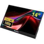 VERBATIM 49590 MONITOR PORTATILE 14" FULL HD IPS 6ms ALTOPARLANTI NERO