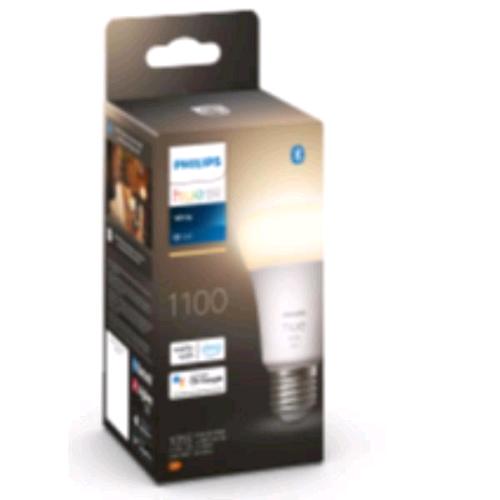 PHILIPS HUE LAMPADINA LED 75W A60 E27 CONSUMO 9.5W LUCE CALDA 