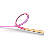 PHILIPS HUE WHITE AND COLOR AMBIANCE GRADIENT LIGHTSTRIP GRADIENT TV 55" CON ALIMENTATORE E SUPPORTI