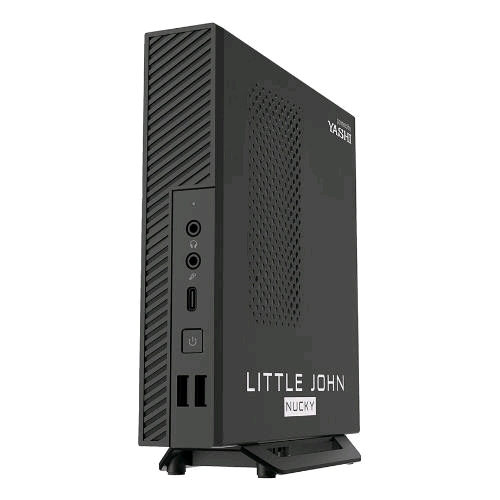 YASHI NUCKY LITTLE JOHN NY6850 2LT MINI PC AMD RYZEN 7 6850H RAM 16GB-SSD 512GB NVMe-AMD RADEON GRAPHICS 680M-WI-FI 6 + GIGABIT LAN-WIN 11 PROF NERO
