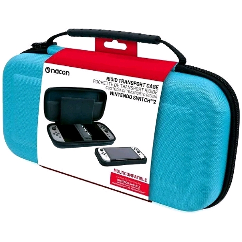 NACON NINTENDO SWITCH 2 CUSTODIA DA TRASPORTO RIGIDA MULTICOMPATIBILE NINTENDO SWITCH OLED/LITE BLU