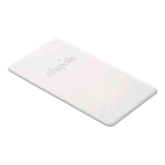 CHIPOLO CARD POINT SMART TAG TRACKER GPS LOCALIZZATORE GPS BIANCO