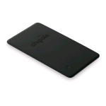 CHIPOLO CARD POINT SMART TAG TRACKER GPS LOCALIZZATORE GPS NERO