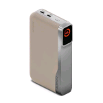 CYGNETT ENCORE POWER BANK 20.000mAh CON DISPLAY 2 x USB-C 65 W 1 x USB-A 18 W CAVO USB-C 40 cm INCLUSO AVORIO