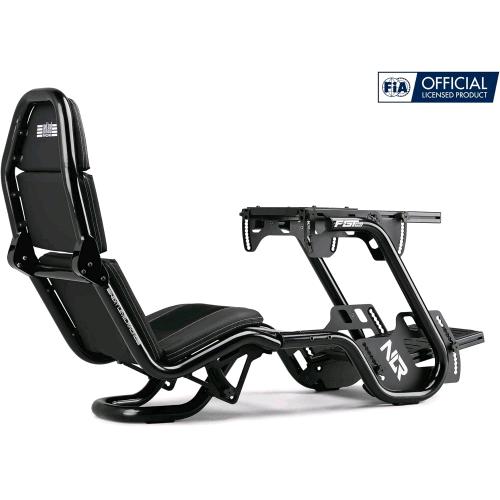 NEXT LEVEL RACING F-GT PRO RACING COCKPIT - BLACK EDITION LICENZA UFFICIALE FIA