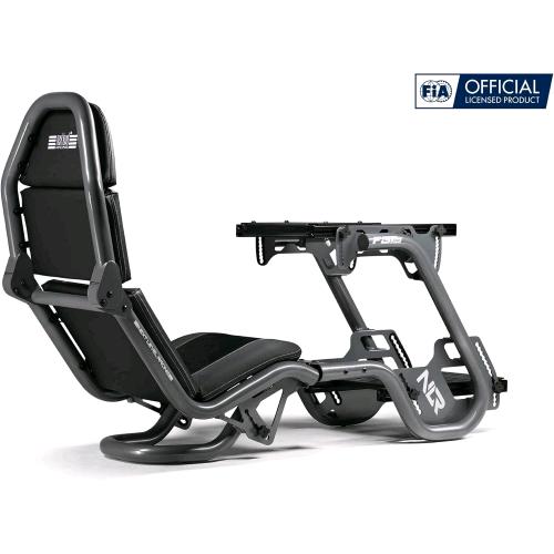NEXT LEVEL RACING F-GT PRO RACING COCKPIT - GREY EDITION LICENZA UFFICIALE FIA