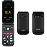 BEGHELLI SLV15N ECO DUAL SIM 2.4" EASY PHONE A CONCHIGLIA TASTI GRANDI RETROILLUMINATI TASTO SOS BLOCCO CHIAMATE FOTOCAMERA TORCIA NERO