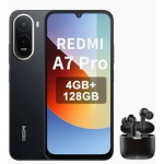 XIAOMI REDMi A7 PRO DUAL SIM 6.9" OCTA CORE 128GB RAM 4GB 4G TIM BLACK + XIAOMI REDMi BUDS 6 AURICOLARI BLUETOOTH