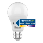 BEGHELLI LAMP SAVING LED GOCCIA OPALE CCT E27 1050Lm 11W=75 TRICOLOR 3K/4K/6K CON SELETTORE PER MODIFICARE LA LUCE TRA CALDA BIANCA E FREDDA