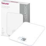 BEURER KS 19 PURE WHITE BILANCIA DA CUCINA DIGITALE FINO A 5 KG SUDDIVISIONE AL GRAMMO SENSORE TOUCH BIANCO