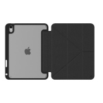 CELLY APPLE iPAD 10.9 11TH Gen CUSTODIA A LIBRO CON RETRO COVER TRASPARENTE ULTRA SOTTILE MATERIALE RESISTENTE AGLI URTI ON/OFF DISPLAY ALL'APERTURA NERO