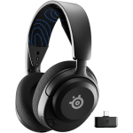 STEELSERIES ARCTIS NOVA 5P CUFFIE GAMING WIRELESS DRIVER MAGNETICI AL NEODIMIO 100+ PRESET AUDIO BATTERIA 60 ORE RF 2,4GHz + BLUETOOTH MICROFONO CLEARCAST GEN2.X - PLAYSTATION 5, PC, CELLULARE NERO
