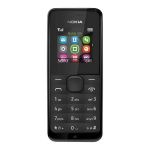 NOKIA 105 2026 1.4" BAR PHONE 2G GSM RADIO ITALIA BLACK