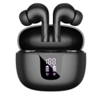 CELLY AURICOLARI TRUE WIRELESS AI CON INTELLIGENZA ARTIFICIALE CANCELLAZIONE DEL RUMORE ATTIVA DISPLAY CHIAMATE E MUSICA USB-C NERO