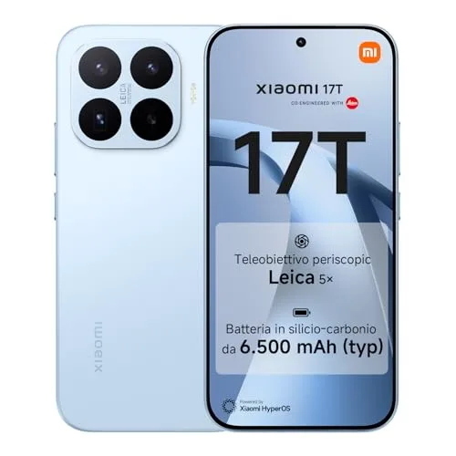 XIAOMI 17T 5G DUAL SIM 6.59" OCTA CORE 512GB RAM 12GB 5G ITALIA BLUE