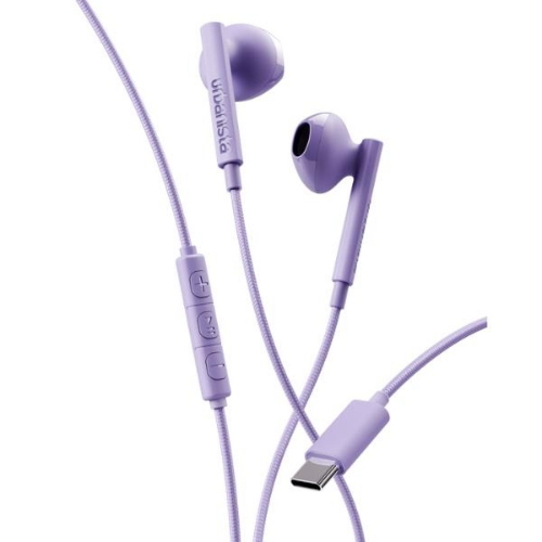 URBANISTA SAN FRANCISCO 2 AURICOLARI CON MICROFONO USB-C CANCELLAZIONE ADATTIVA DEL RUMORE FINO A 45dB CHIAMATE E MUSICA VIOLA