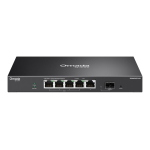 TP-LINK OMADA ES206XPP-M2 SWITCH 5 PORTE GESTITO L2 - 5 x 10/100/1000/2.5G (PoE++) + 1 x 10 Gigabit SFP+ PoE++ (120 W) DESKTOP NERO