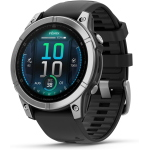 GARMIN FENIX E 47mm 1.3" AMOLED APP PER LO SPORT TRAINING READINESS MAPPE, GARMINPAY AUTONOMIA 16 GIORNI STAINLESS STEEL & BLACK
