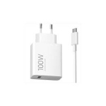 XIAOMI 100W CHARGING COMBO CARICABATTERIE DA RETE FAST CHARGET USB-A + CAVO USB-A - USB-C BIANCO